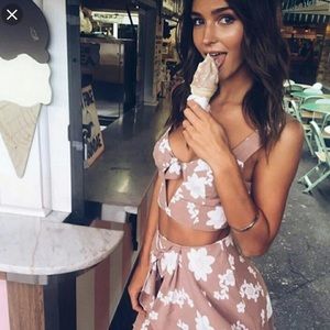 For Love & Lemons Sweet Jane Set XS